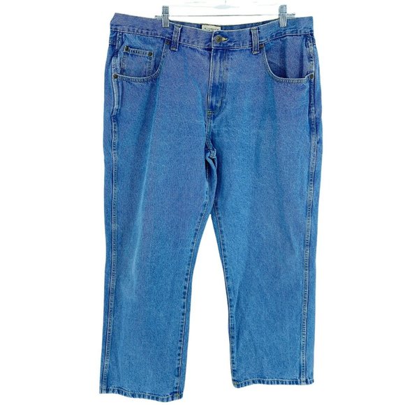 Redhead Jeans Men's 40 X 30 Straight Leg Blue Cotton Denim Heavy Casual - Picture 1 of 11